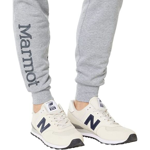 Marmot Men's Coastal Fleece Joggers in Grey Heather | Medium - Picture 2 of 8